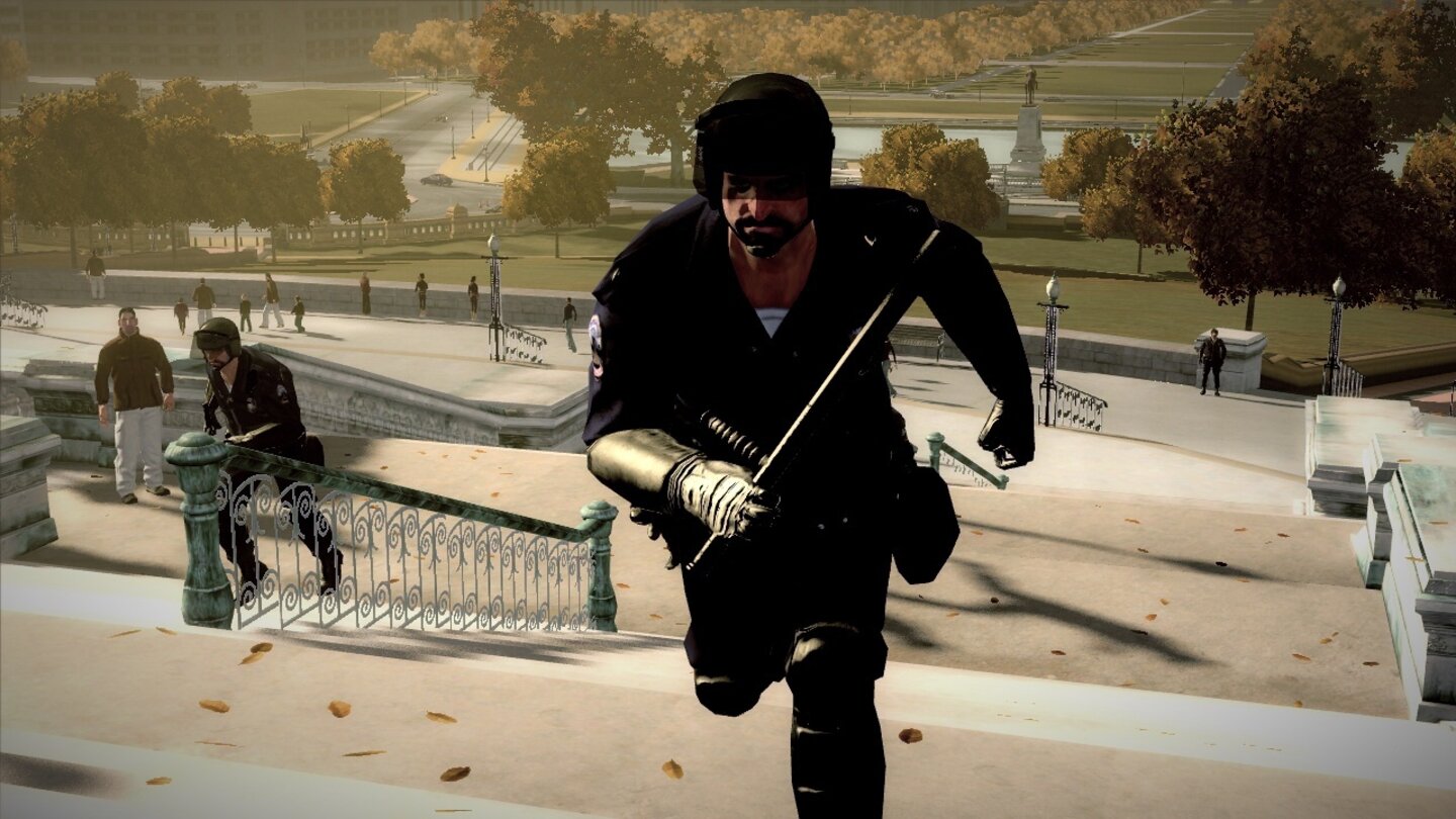 Wenn Jameson zu auffällig und gesetzlos agiert, jagen ihn Sondereinsatzkommandos ...