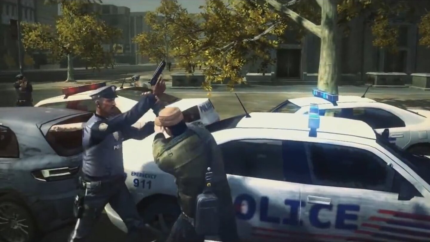 ... sondern auch den Nahkampf.