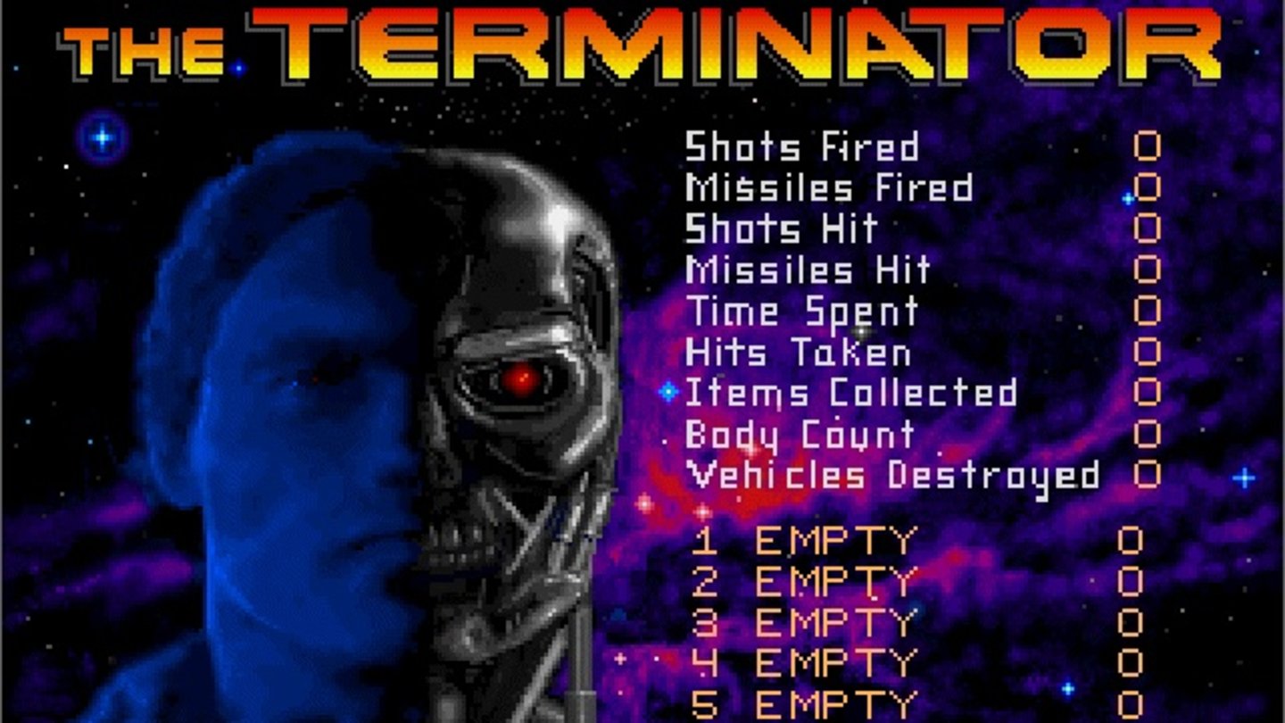1991 - The TerminatorBethesdas drittes Spiel leitet eine Reihe von Terminator-Titeln ein, erstmals mit 3D-Grafik.
