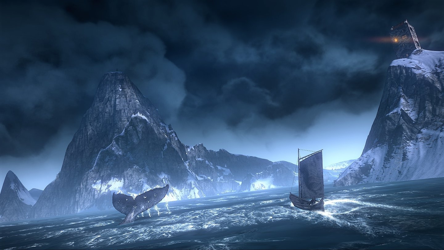 The Witcher 3: Wild HuntFalls Geralt selbst ein Schiff steuern darf, kommen wir zur See sicher schnell durch die Welt.