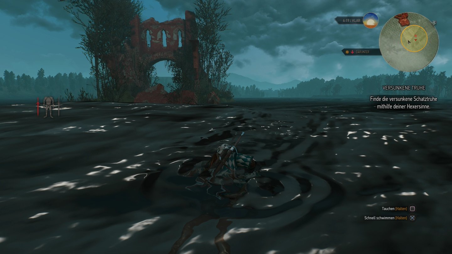The Witcher 3: Wild HuntWir schwimmen hinaus auf den See …