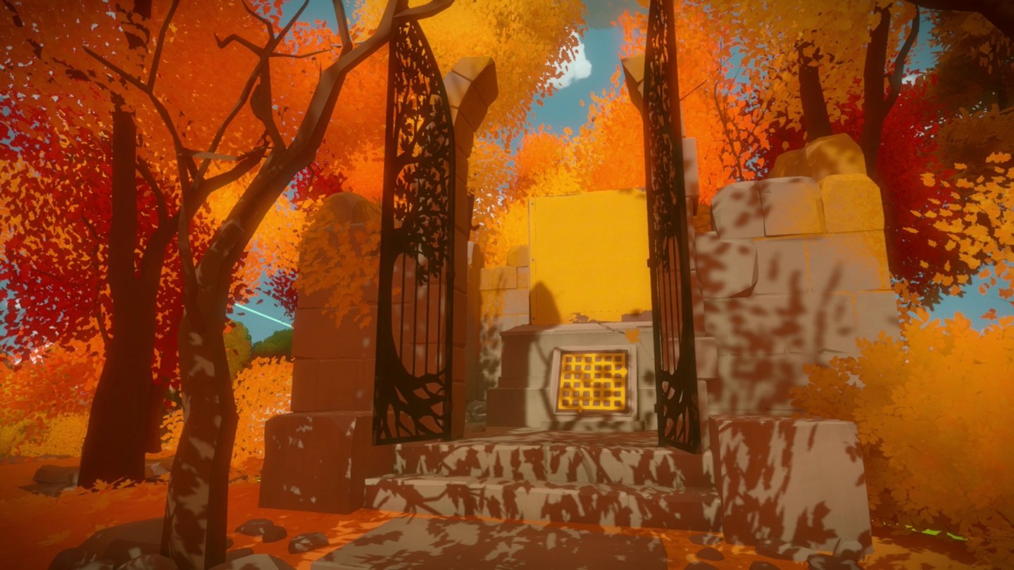 The WitnessDie tolle Comic-Optik schafft mit ihren knalligen Farben eine tolle Atmosphäre.