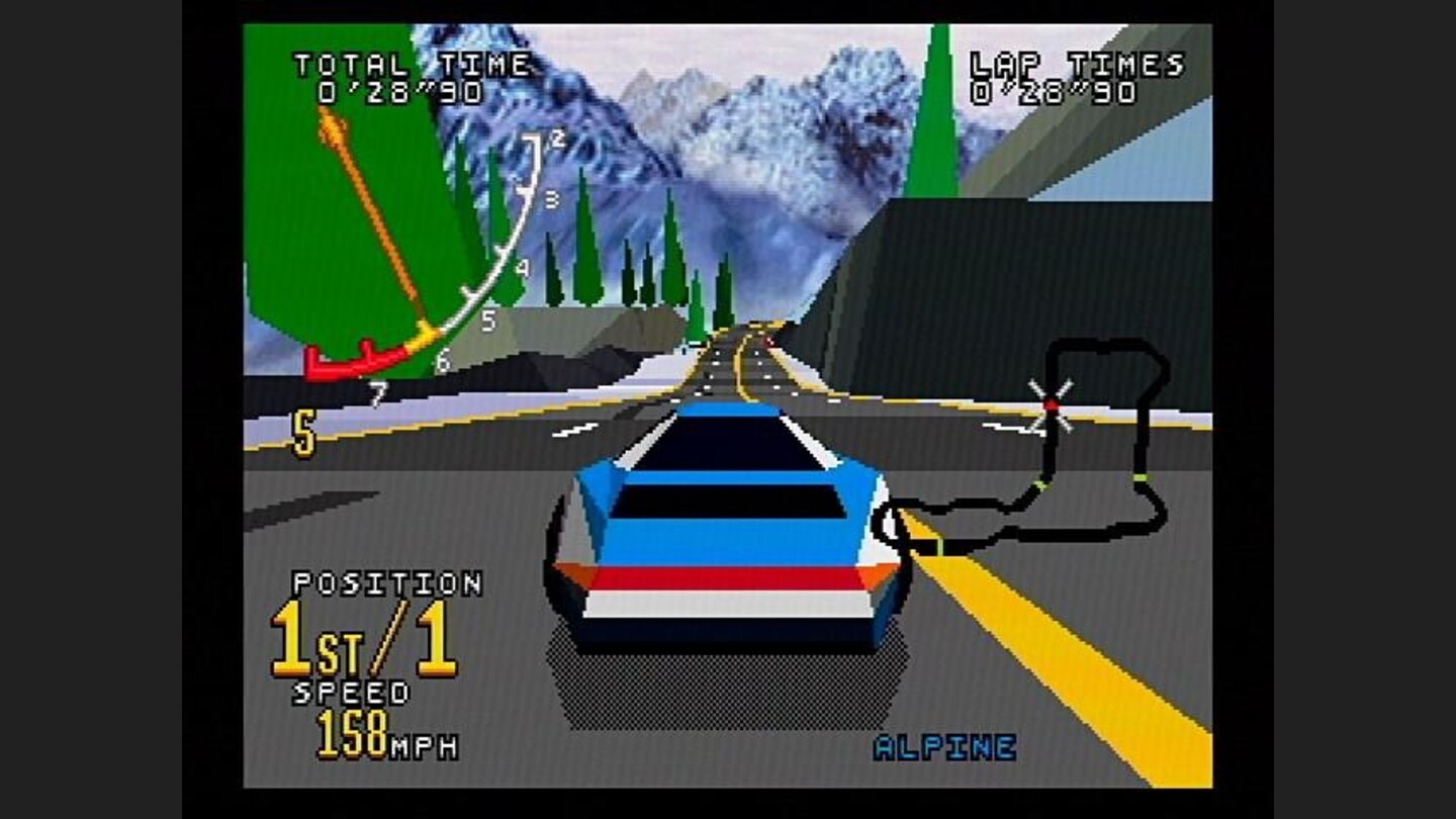 The Alpine track. You cant have a racing game without an icy track.