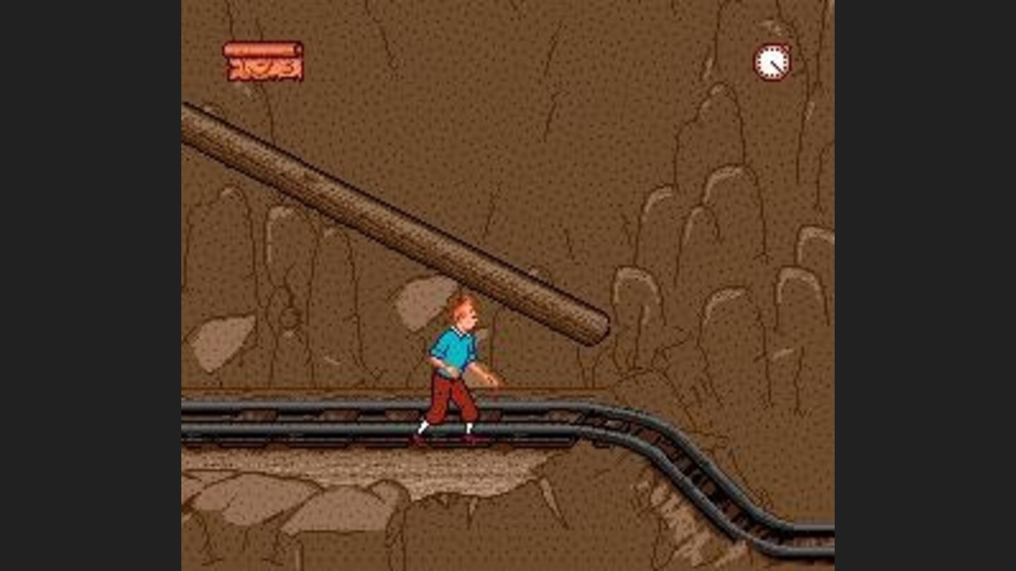 tintin will have to do some good bit of jumping