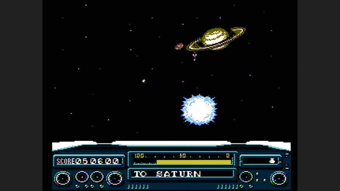 A battle out near Saturn