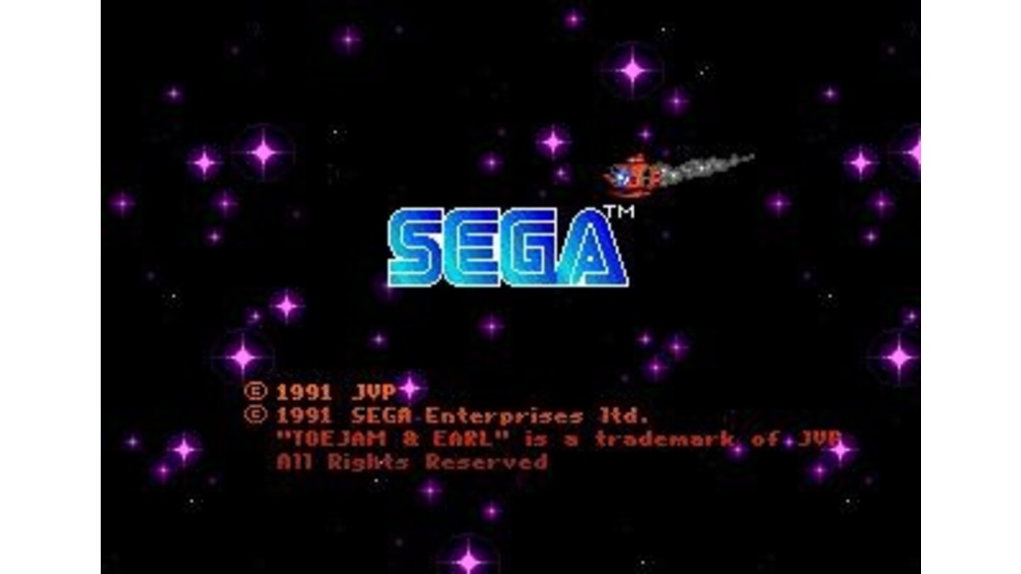 Sega Startup Screen