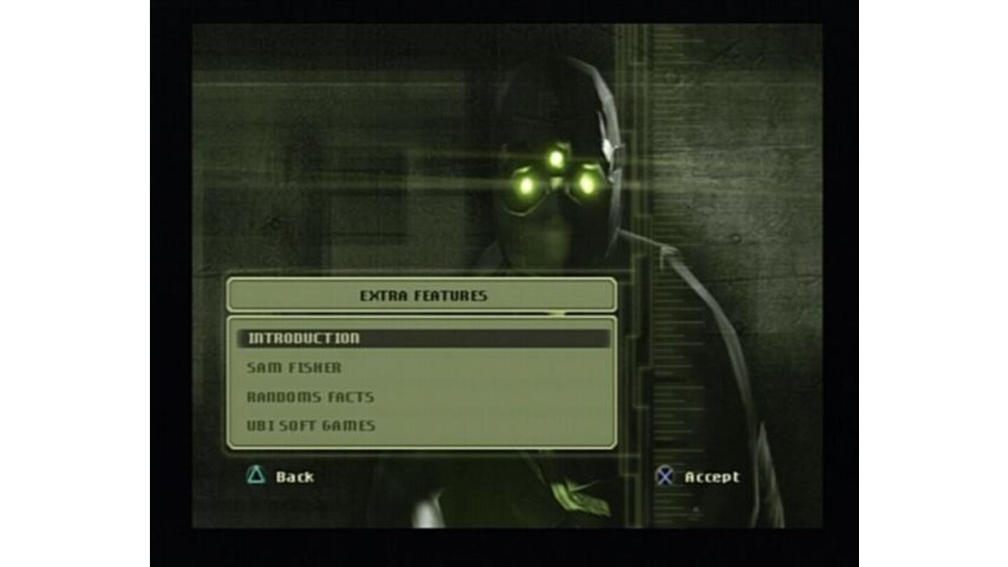 Some of extra features that come with PS2 version.