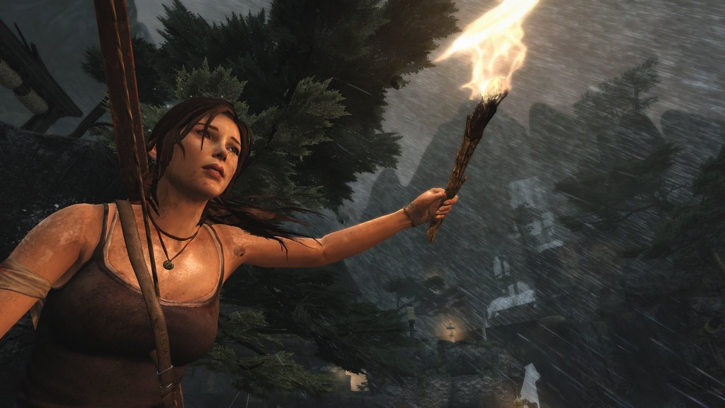 Tomb RaiderDie junge, eingeschüchterte Lara muss im Überlebenskampf über sich hinauswachsen.