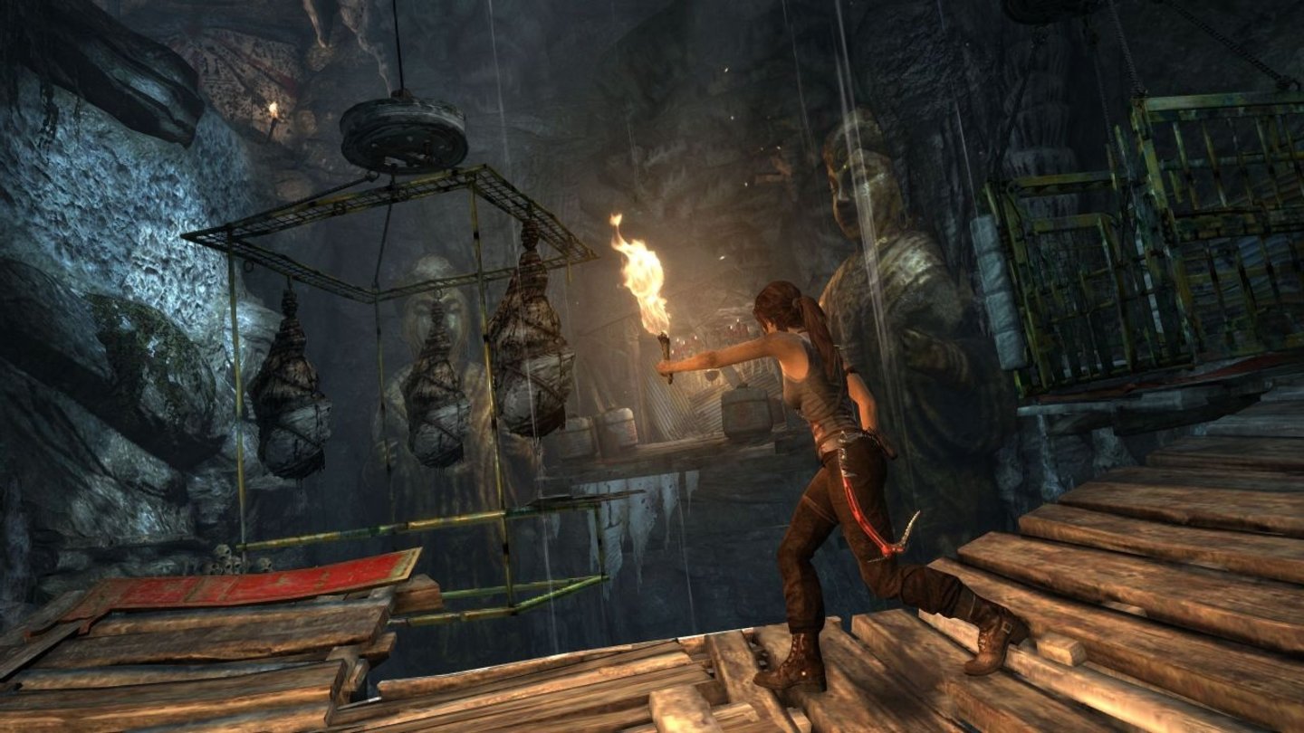 Tomb RaiderIn verborgenen Grabkammern können sich Fans der Reihe bei knackigen Rätseln so richtig austoben.