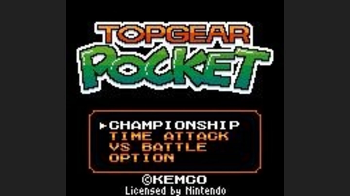 The simple menu screen gives you 4 standard options.