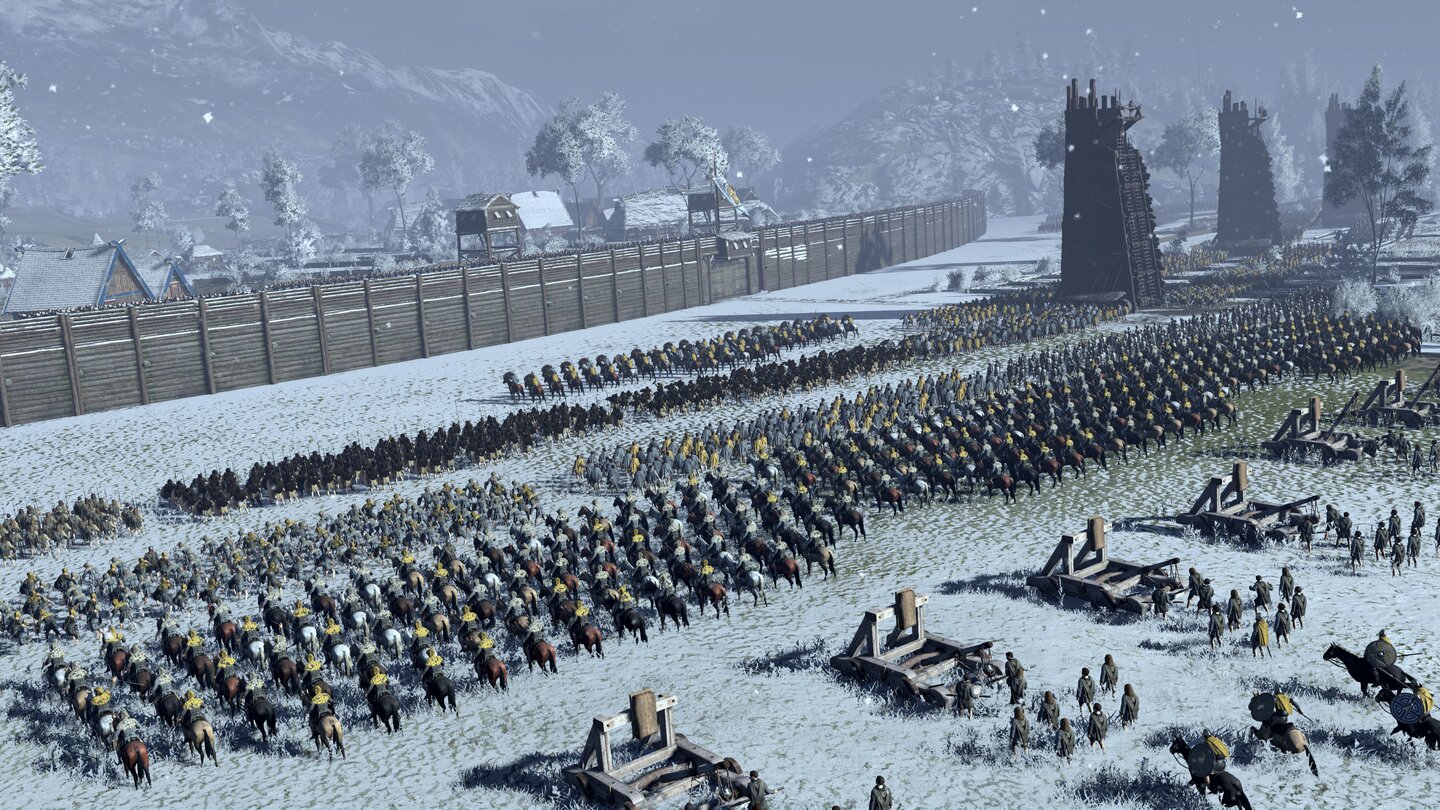 Total War Saga: Thrones of BritanniaSämtliche Belagerungsmaps wurden für Thrones of Britannia neu erstellt – und es sind volle Festungen, keine Mauerabschnitte der Marke Warhammer.