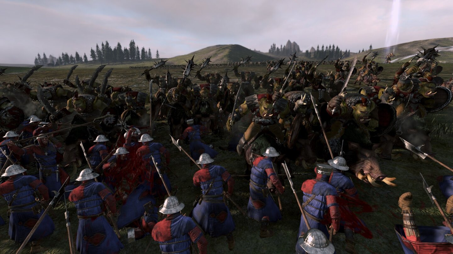 Total War: Warhammer - Screenshots zum kostenlosen DLC »Bretonnia«Auch wenn die bretonischen Ritter auf sie herabblicken, sind Bauern für unsere Heerzüge unerlässlich.