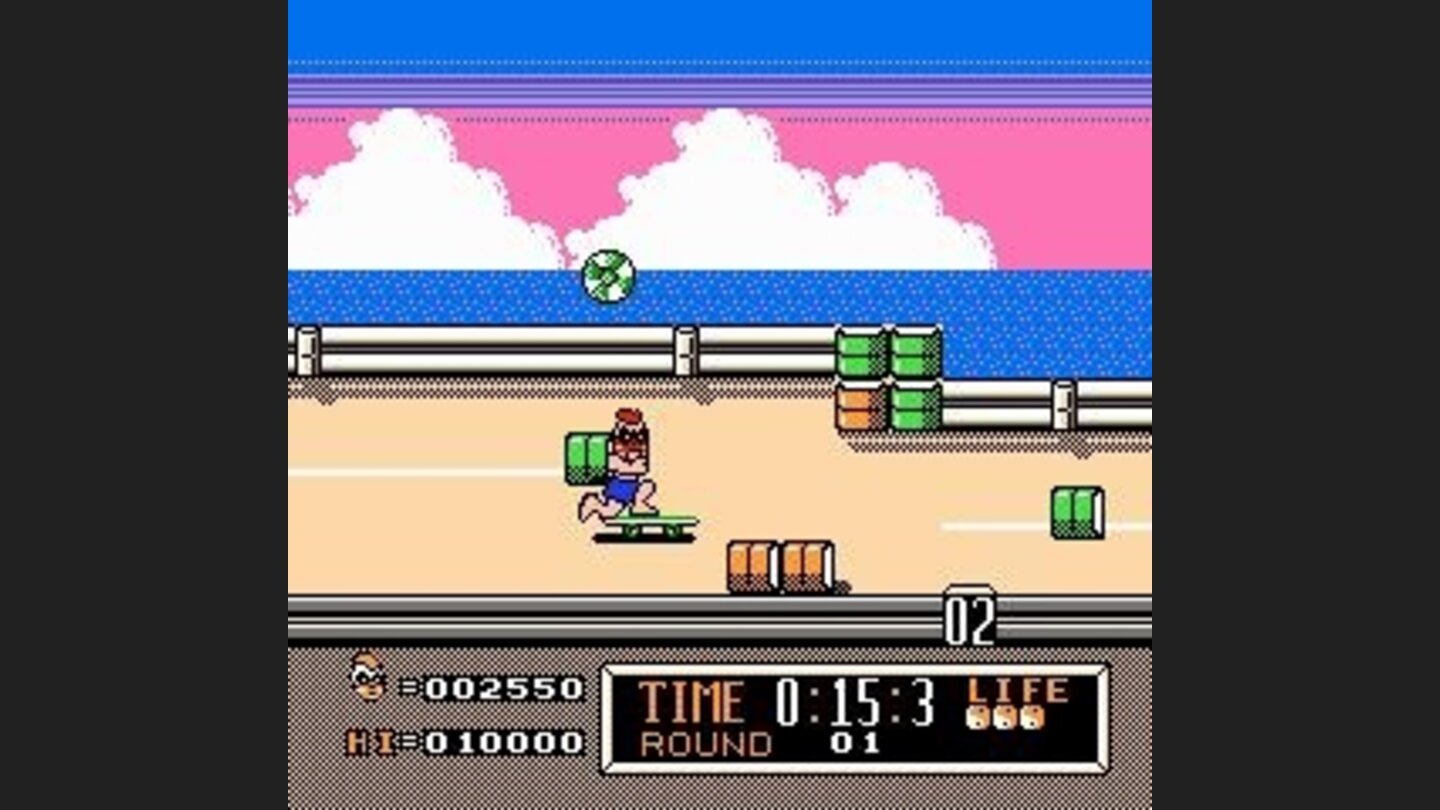 Watch out for beach balls and oil drums