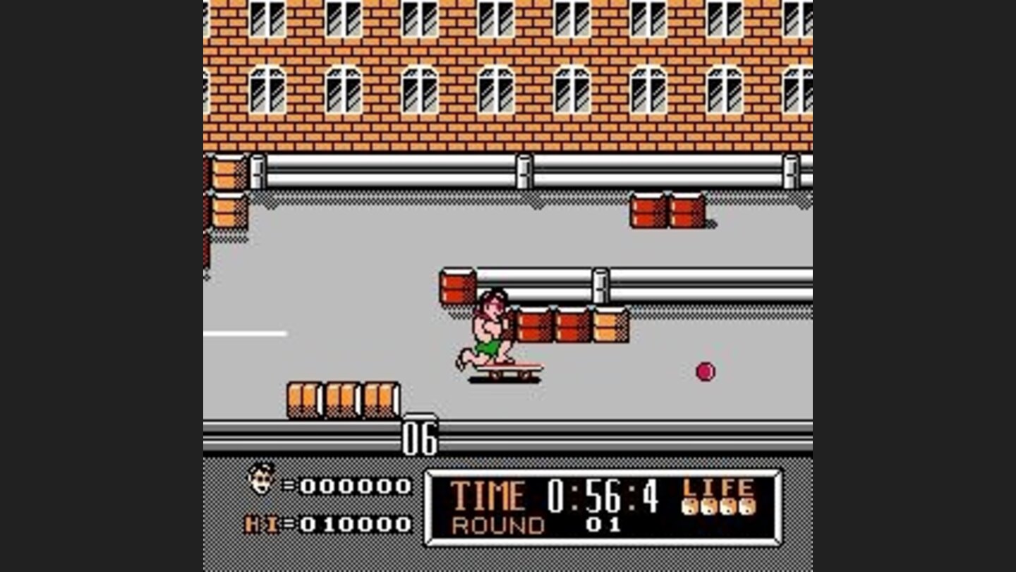 Collect that red bonus, or try to ride that rail for points...