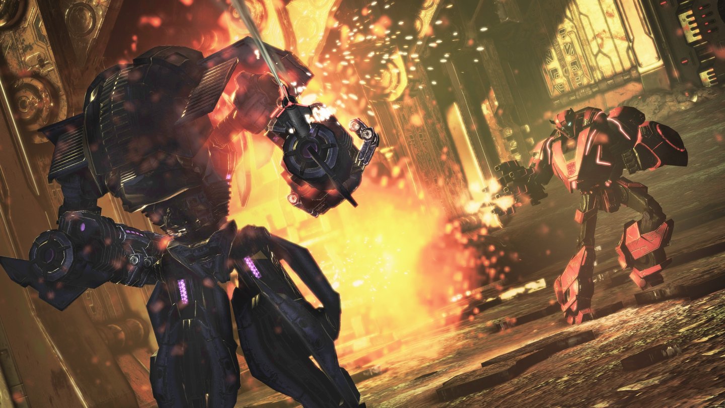 Transformers: Untergang von CybertronOptisch macht das Actionspektakel einen ordentlichen Eindruck.