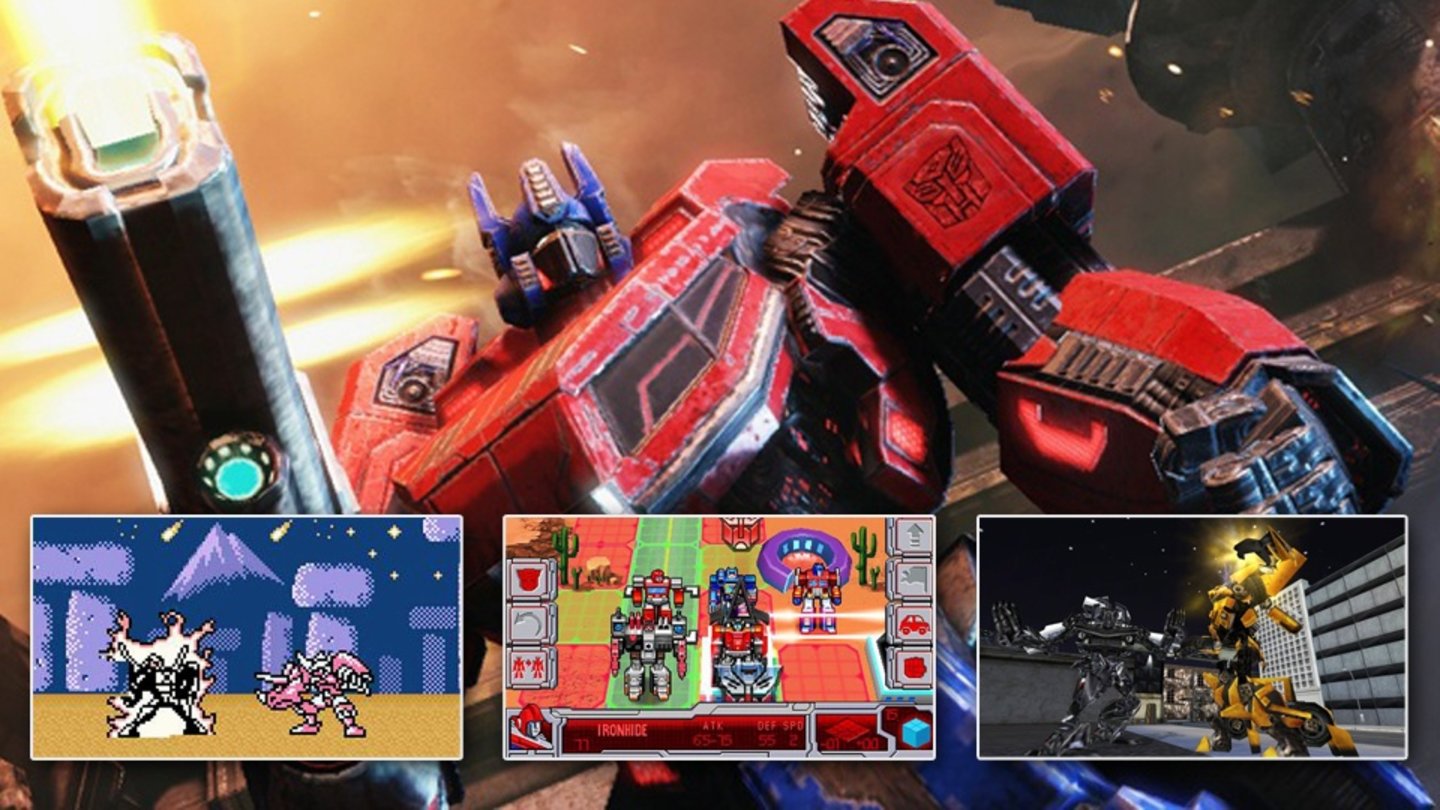 Transformers-Spiele
Was 1984 mit einfachen Spielzeugen begonnen hat, ist inzwischen eine riesige Marke, auf der Zeichentrickserien, Kinofilme, und auch etliche Spiele basieren – der Kampf zwischen den Autobots und Decepticons begeistert seit den 80er-Jahren nicht nur Kinder. Wir wandeln auf den Spuren der Transformers und präsentieren die dazugehörigen Spiele.