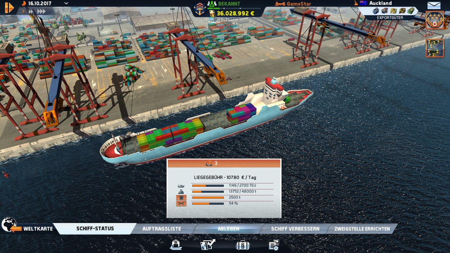 TransOcean: The Shipping CompanyIn der neuesten Logistik-Simulation von Deck 13 gründen wir eine Reederei und führen sie später zu Weltruhm und ansehnlichen Profiten.