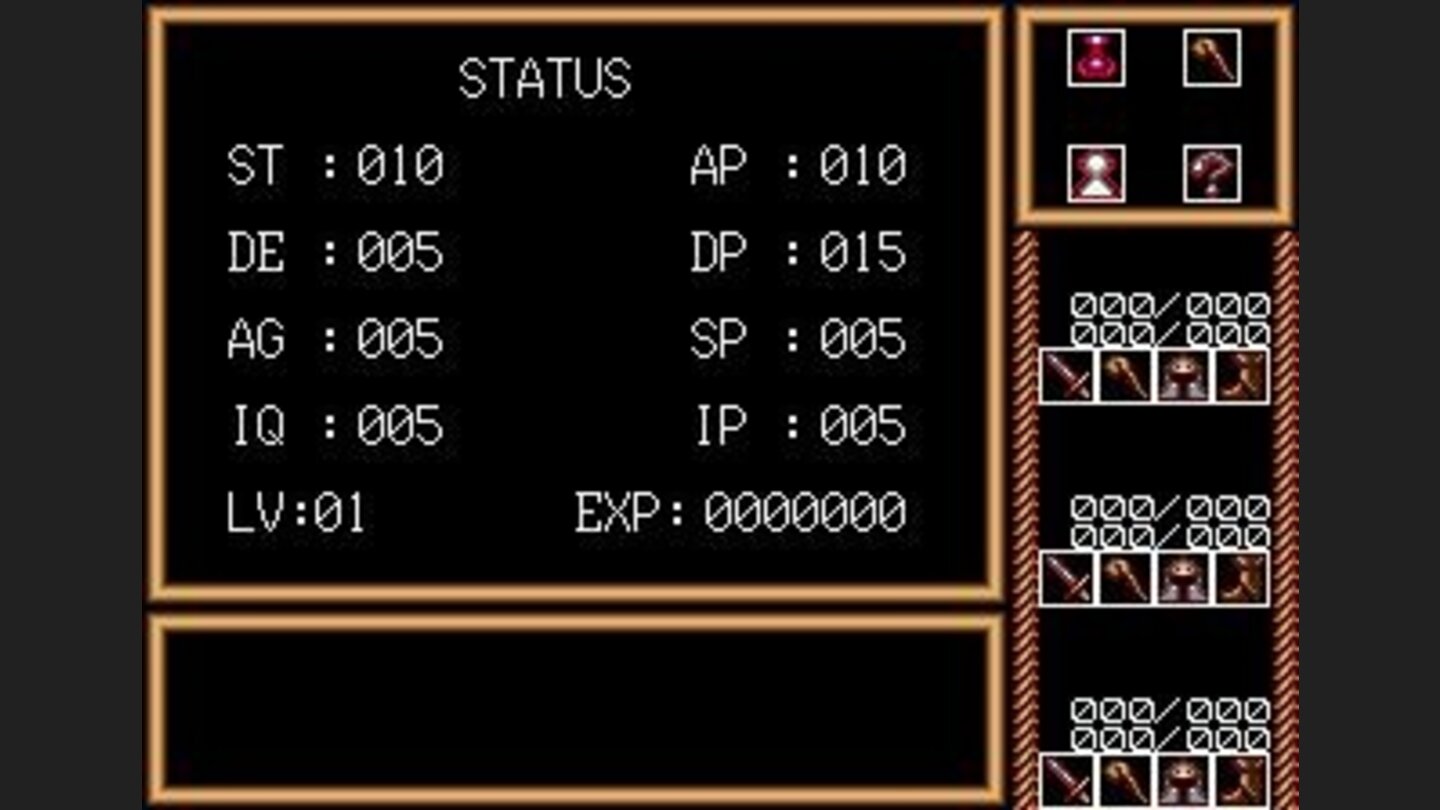 Character information