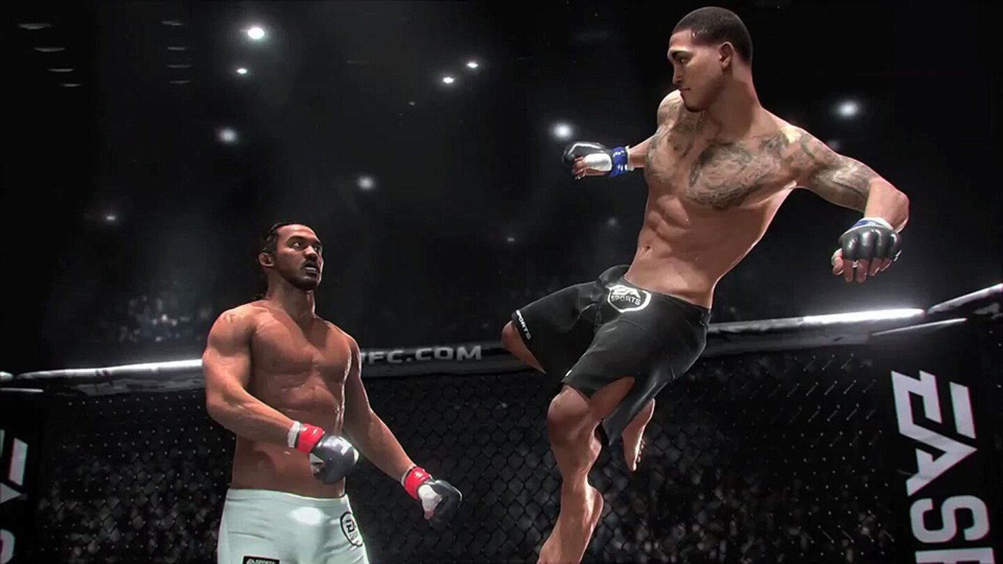 UFC 2014EA hat sich die Rechte an der Marke gesichert und bringt mit UFC sein ersten Kampfspiel mit der Ultimate-Fighting-Lizenz auf die neuen Konsolen.
