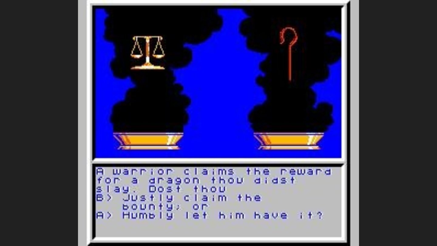 Typical Ultima-style character creation