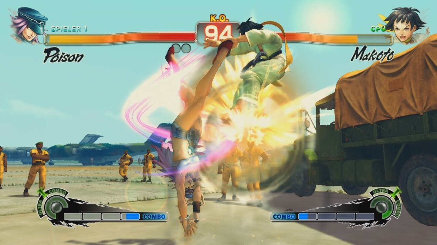 Ultra Street Fighter 4Auch die pinkhaarige Poison stammt ursprünglich aus der Final-Fight-Serie.