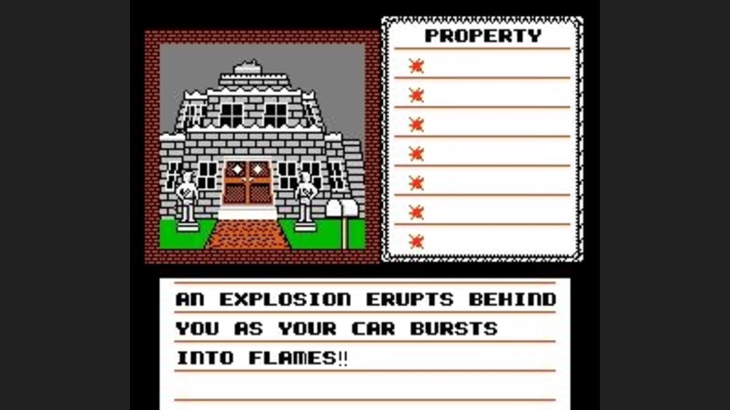 Standing in front of the mansion