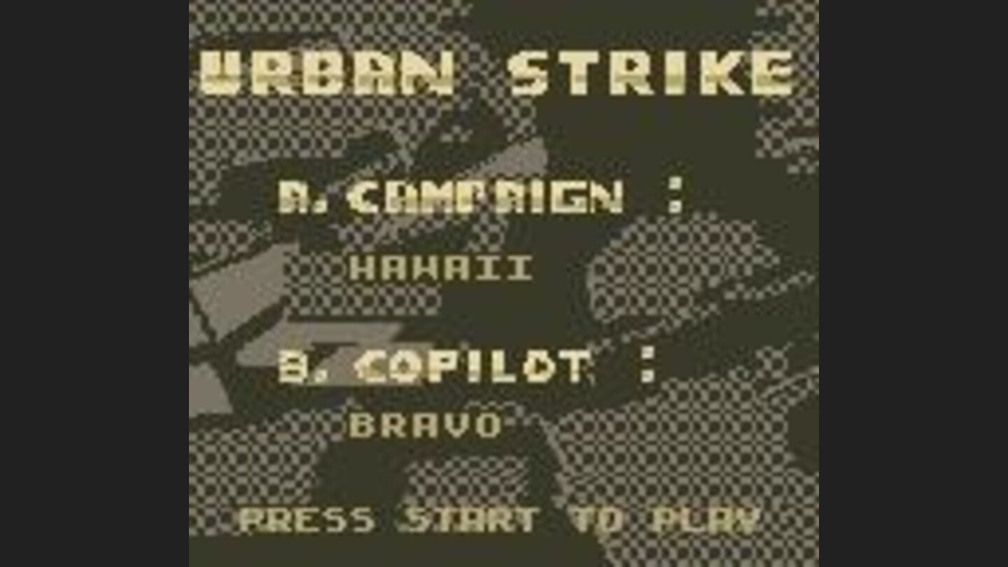 Urban Strike Game Boy EUR - Jeux vidéo