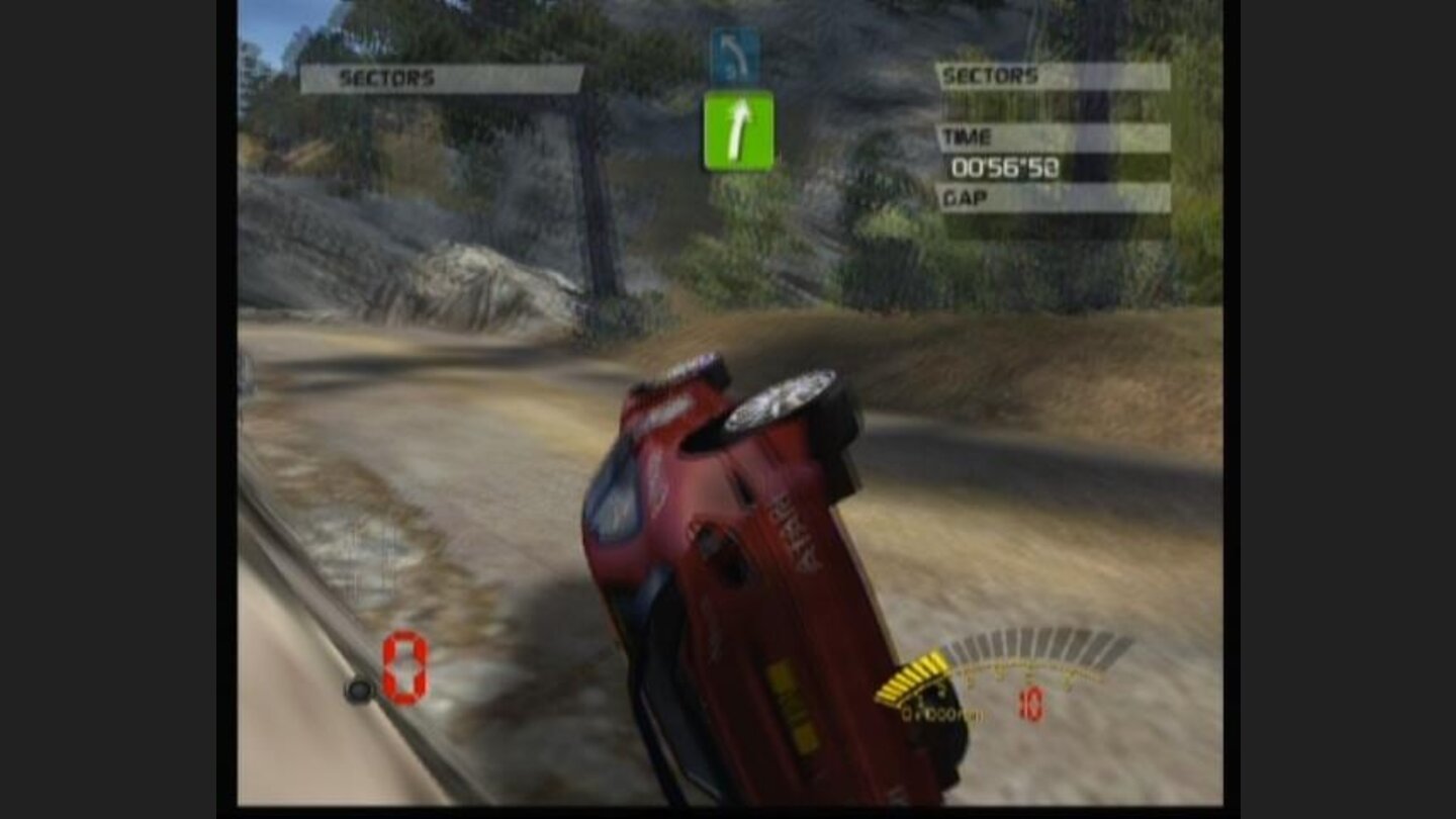 Driving on the roof equals no driving, as usual