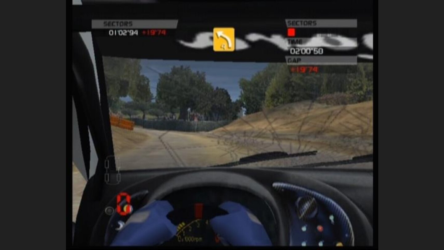 Switching to a cockpit view for more adrenaline