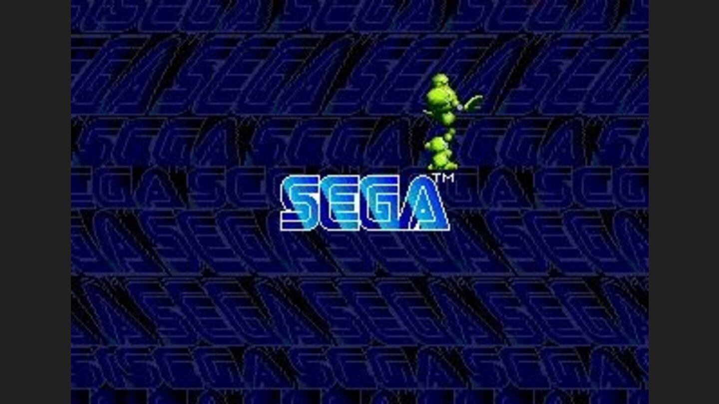 Sega logo with Vectorman ;)