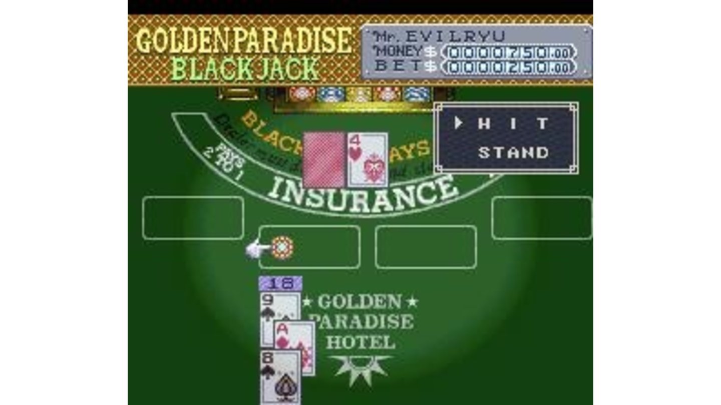 Trusting Lady Luck in Blackjack.