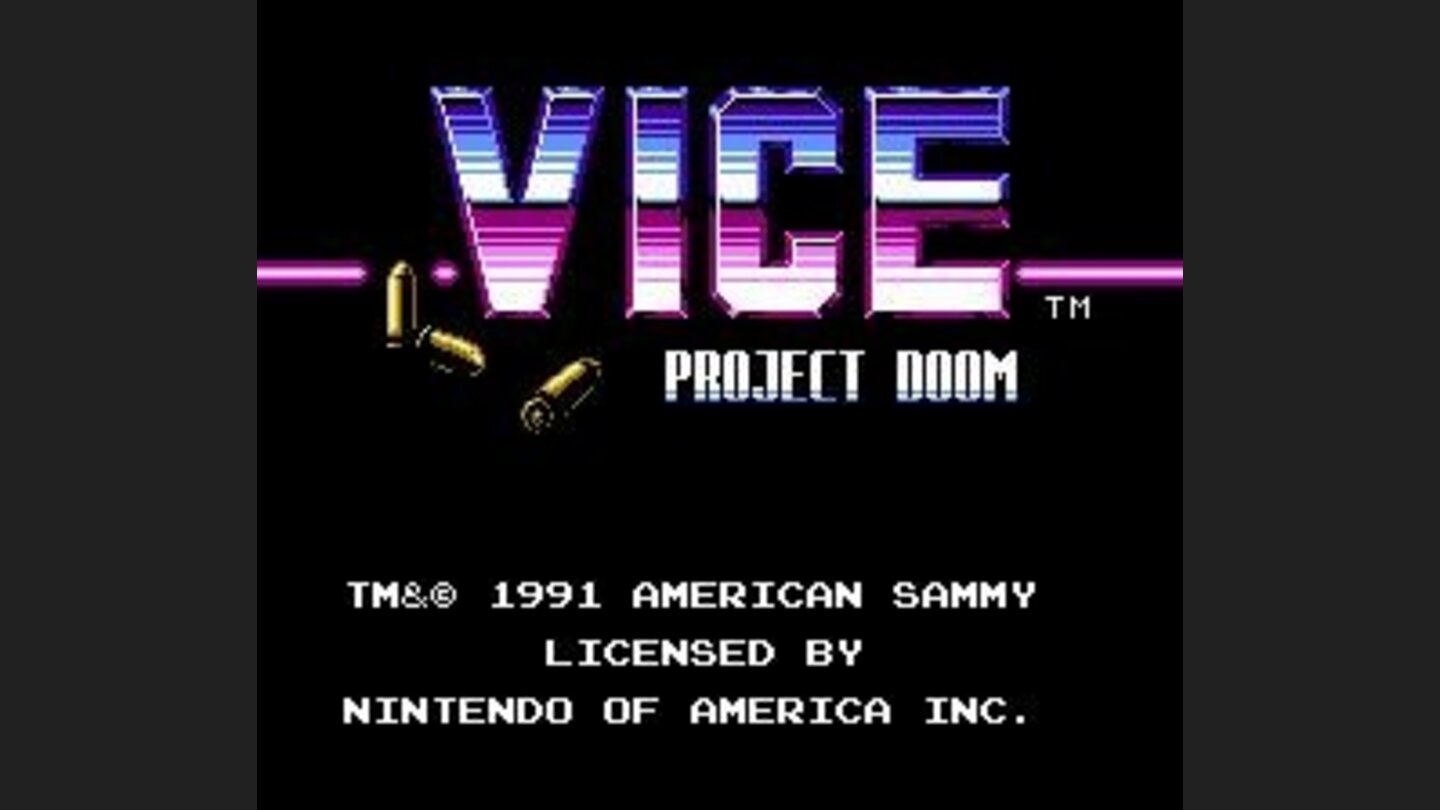 North American Title Screen