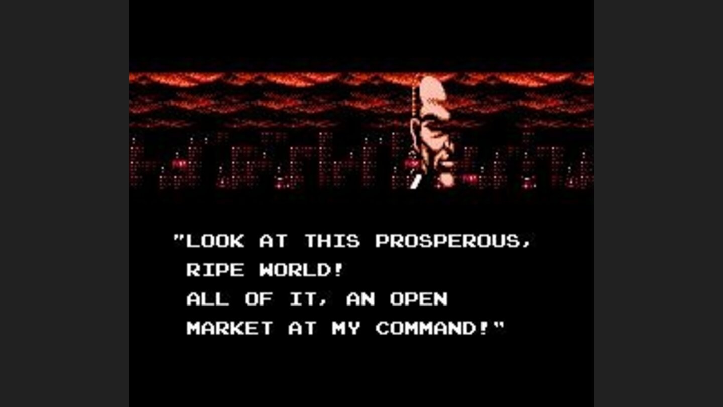 These kind of ambitions usually denote a bad guy