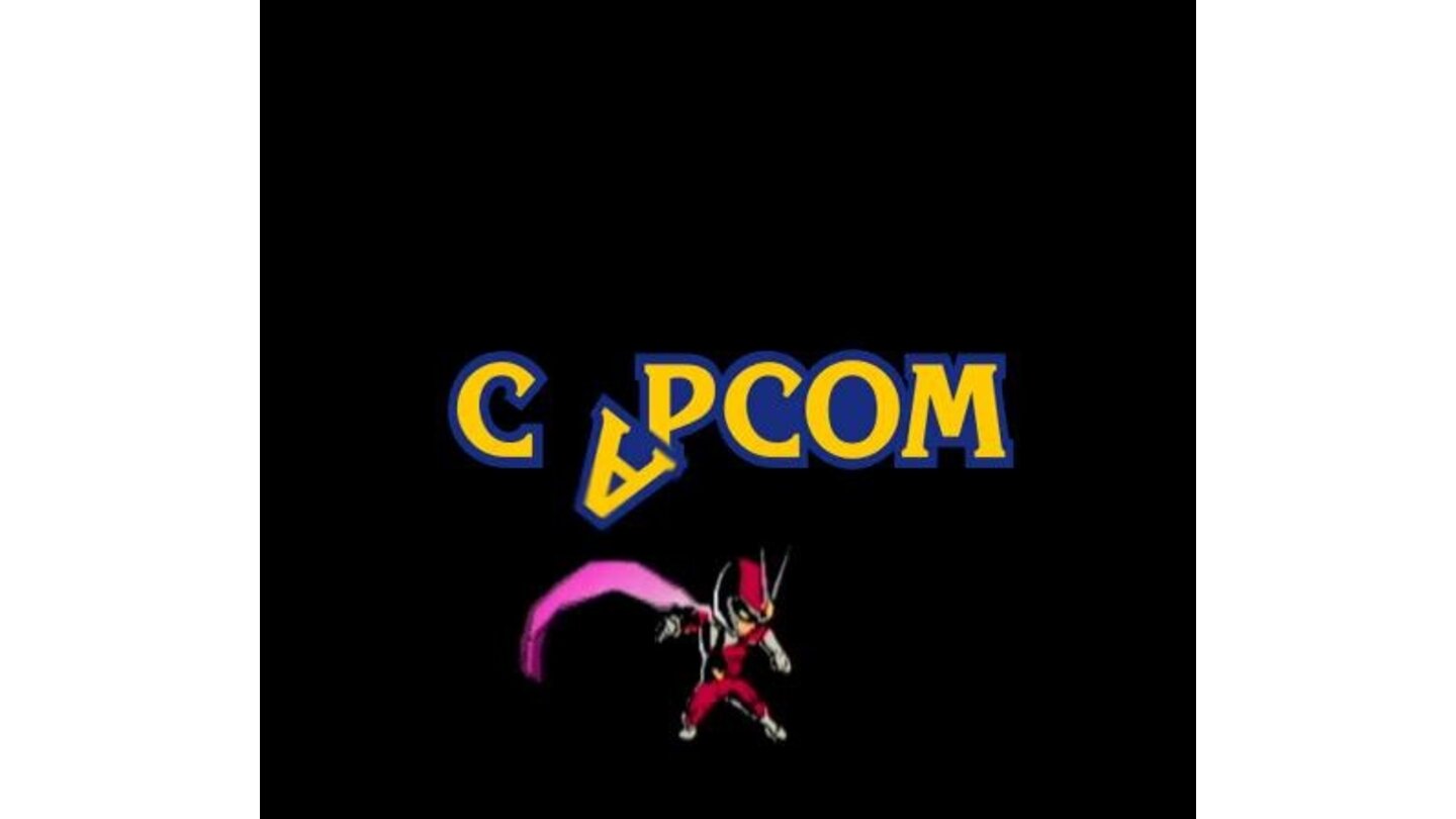 Joe has to kick the Capcom logo back into place