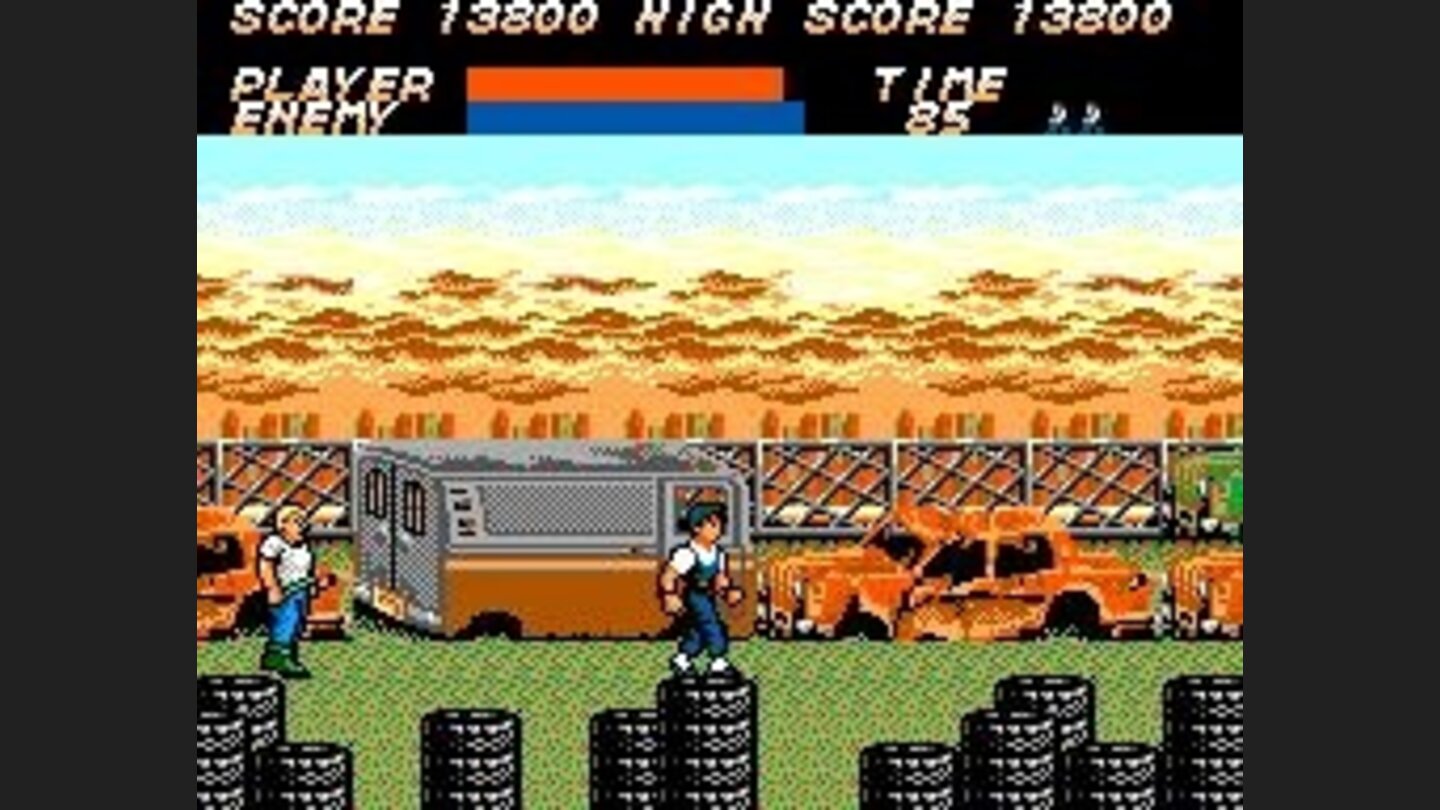 Level 2 - Chasing the van holding Maria in the junkyard