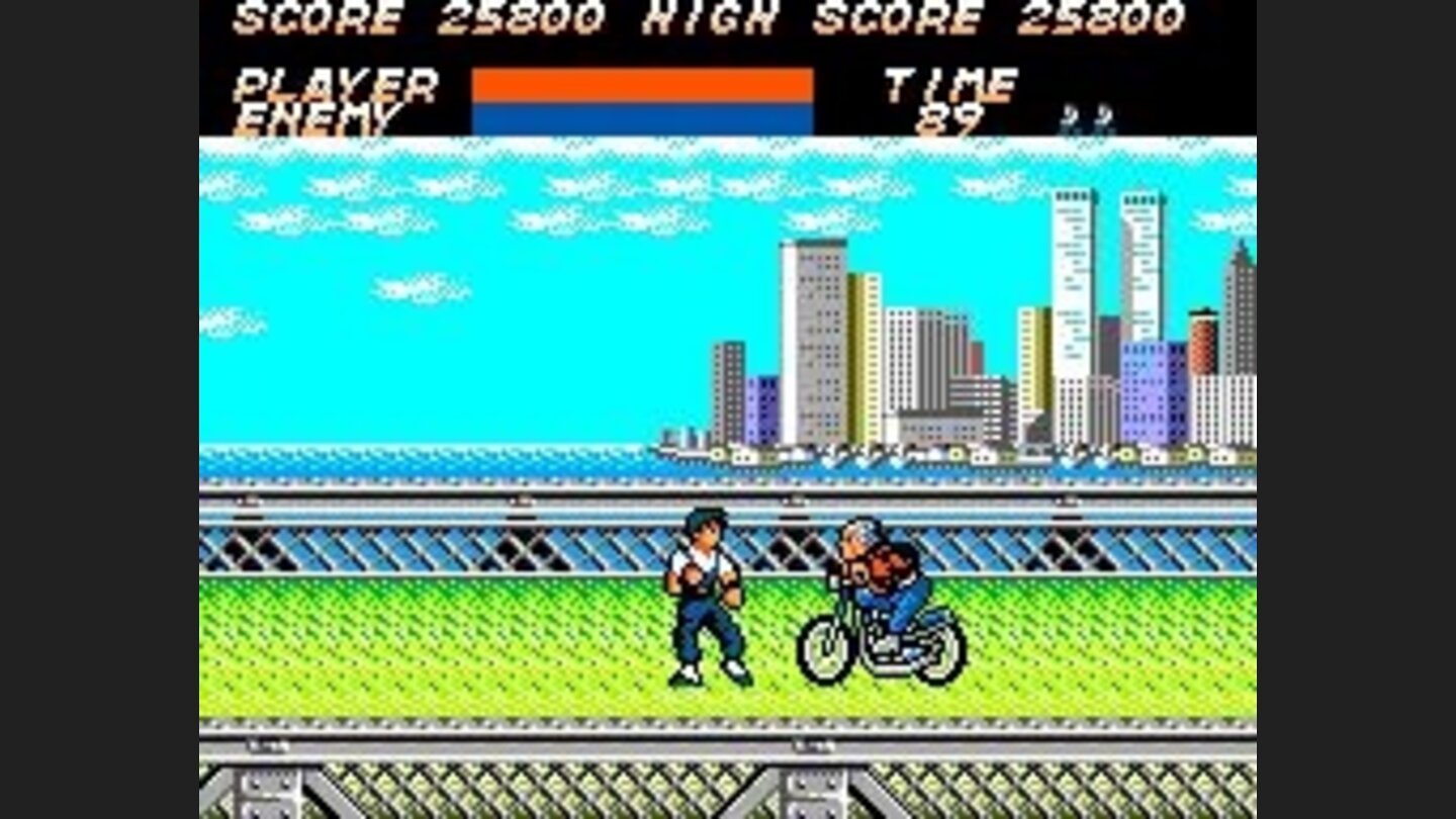 Bikers chasing you on the bridge