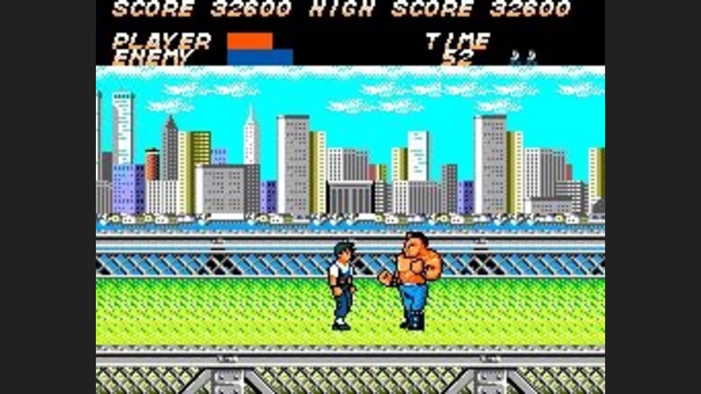 This fatso boss needs a good kick in the balls to be defeated