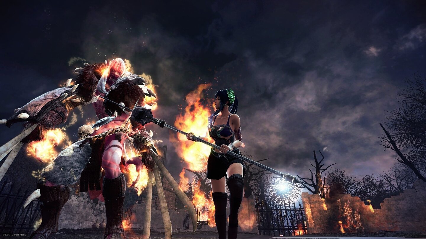 VindictusScreenshots zur »Shadowed by Darkness«-Mission, die US-Spieler ab dem 19. Januar 2010 bestreiten können. Am Ende der Quest wartet der Kampf gegen einen neuen Bossgegner, den Blood Lord.