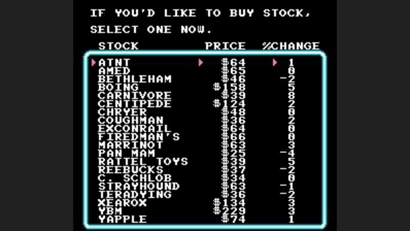 Choosing which stock to invest in