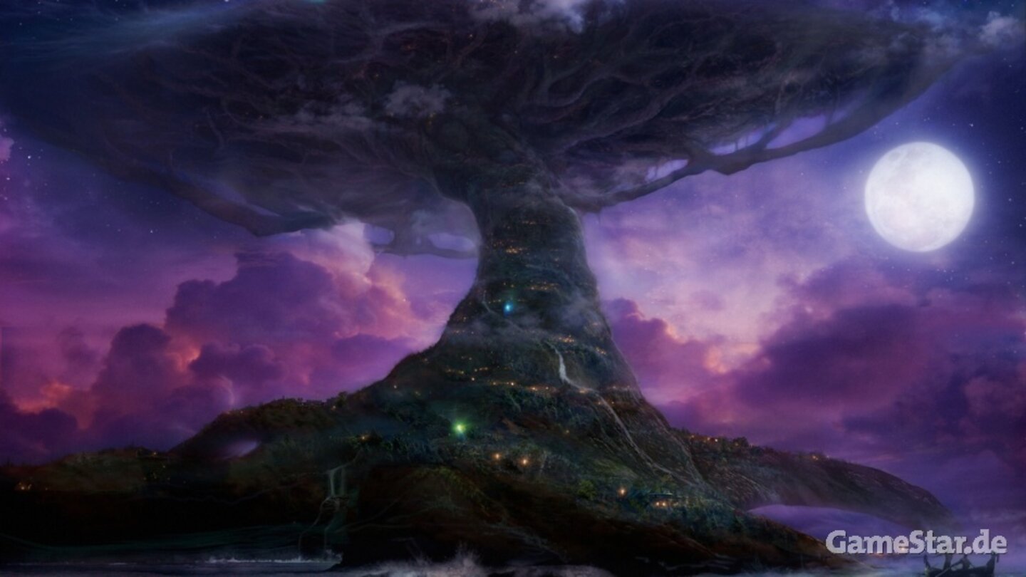 Warcraft-Film - Dieses Artwork stammt noch von der Blizzcon 2007 - ist der Weltenbaum also im Film zu sehen?