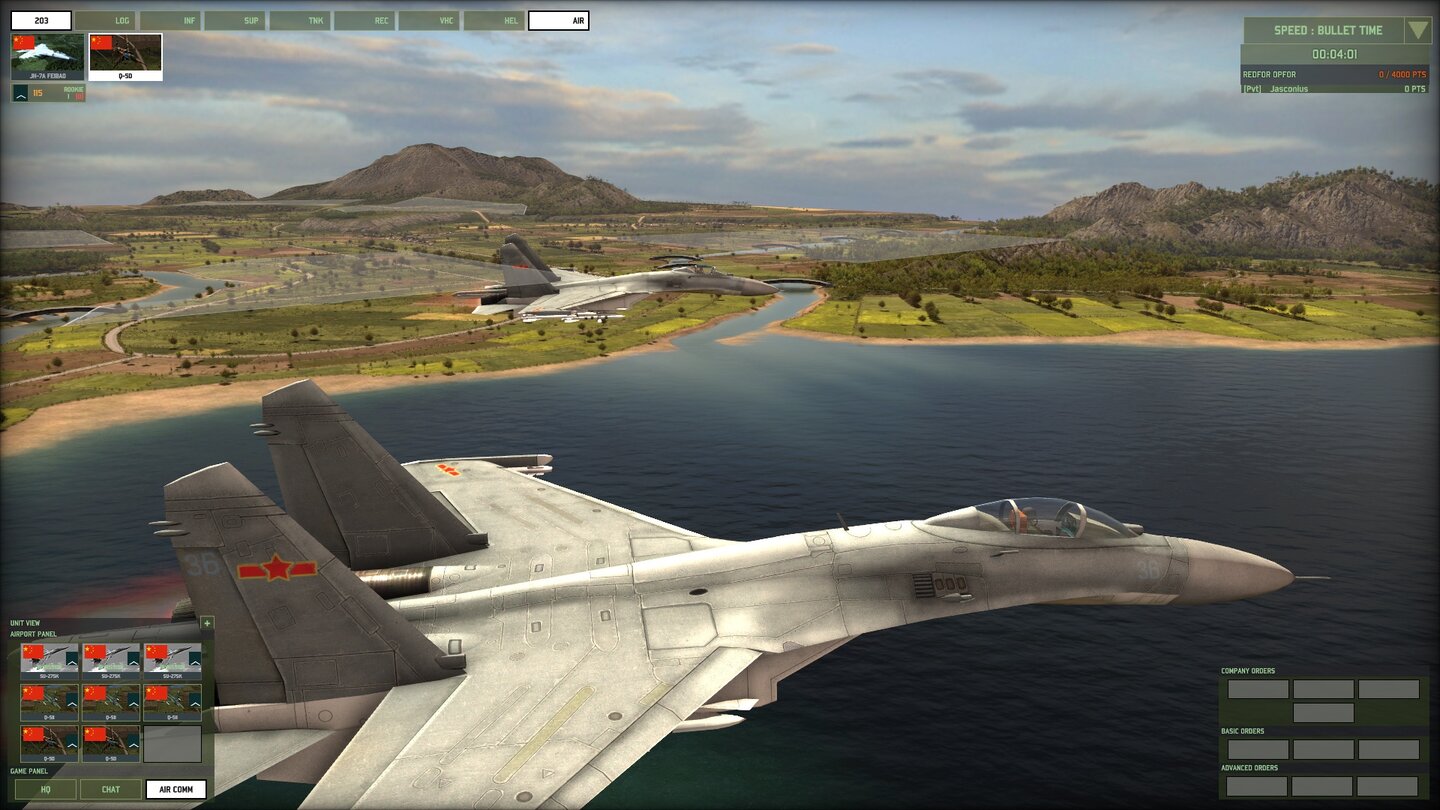 Wargame: Red Dragon
Patrouillienflug unserer Jagdflugzeuge.