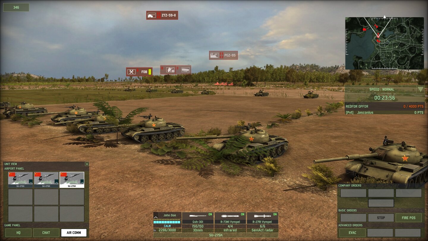 Wargame: Red Dragon
Unsere Panzer sind in Stellung gegangen, wir warten den nächsten Zug des Gegners ab.