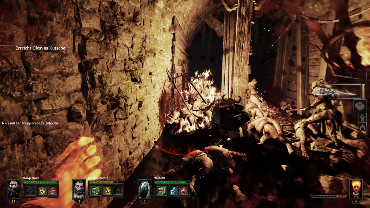 Warhammer: The Endtimes - VermintideRattenplage! In Vermintide stürmen die Viecher dutzendweise auf uns ein. Zu viert fabrizieren wir so ganze Haufen erledigter Plagen.