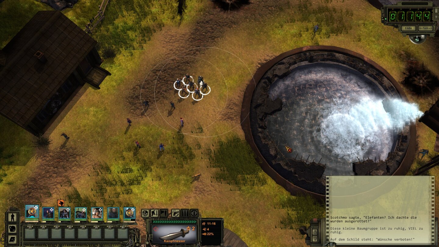 Wasteland 2Highpool… : Wir haben die Stadt Highpool von Banditen gesäubert, fortan können wir uns in dem friedlichen Nest zusammenflicken lassen und mit Vorräten eindecken.