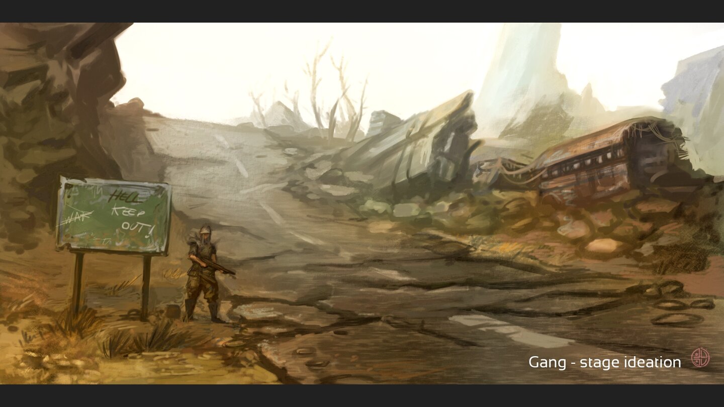 Wasteland Angel - Artworks und Konzeptzeichnungen