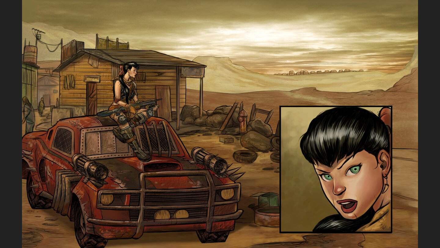 Wasteland Angel - Artworks und Konzeptzeichnungen