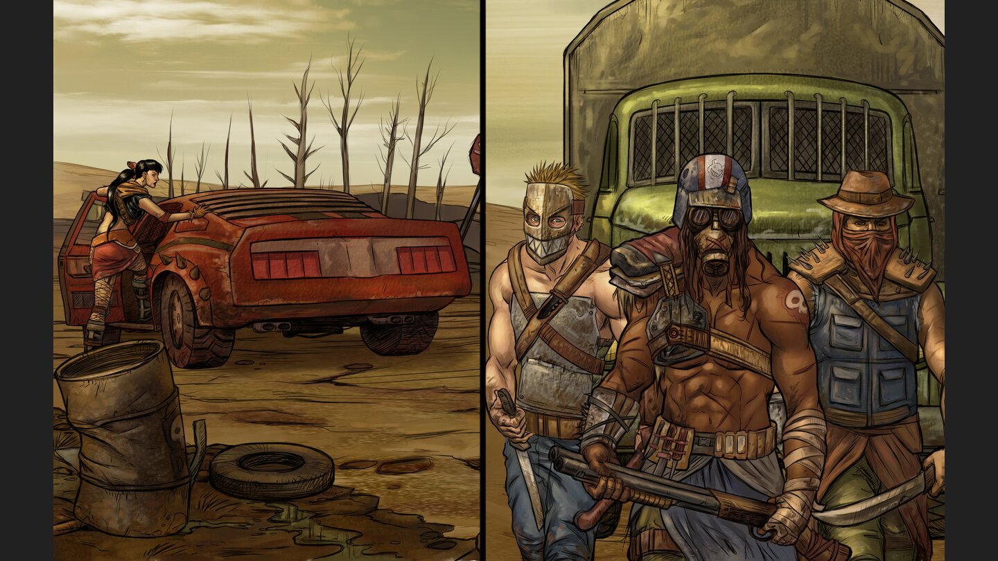 Wasteland Angel - Artworks und Konzeptzeichnungen