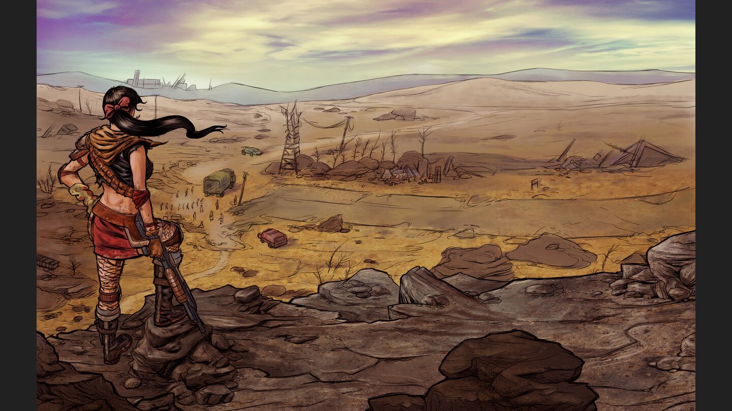 Wasteland Angel - Artworks und Konzeptzeichnungen