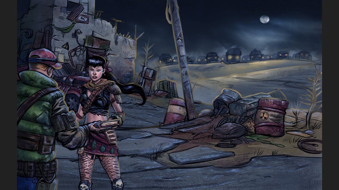 Wasteland Angel - Artworks und Konzeptzeichnungen