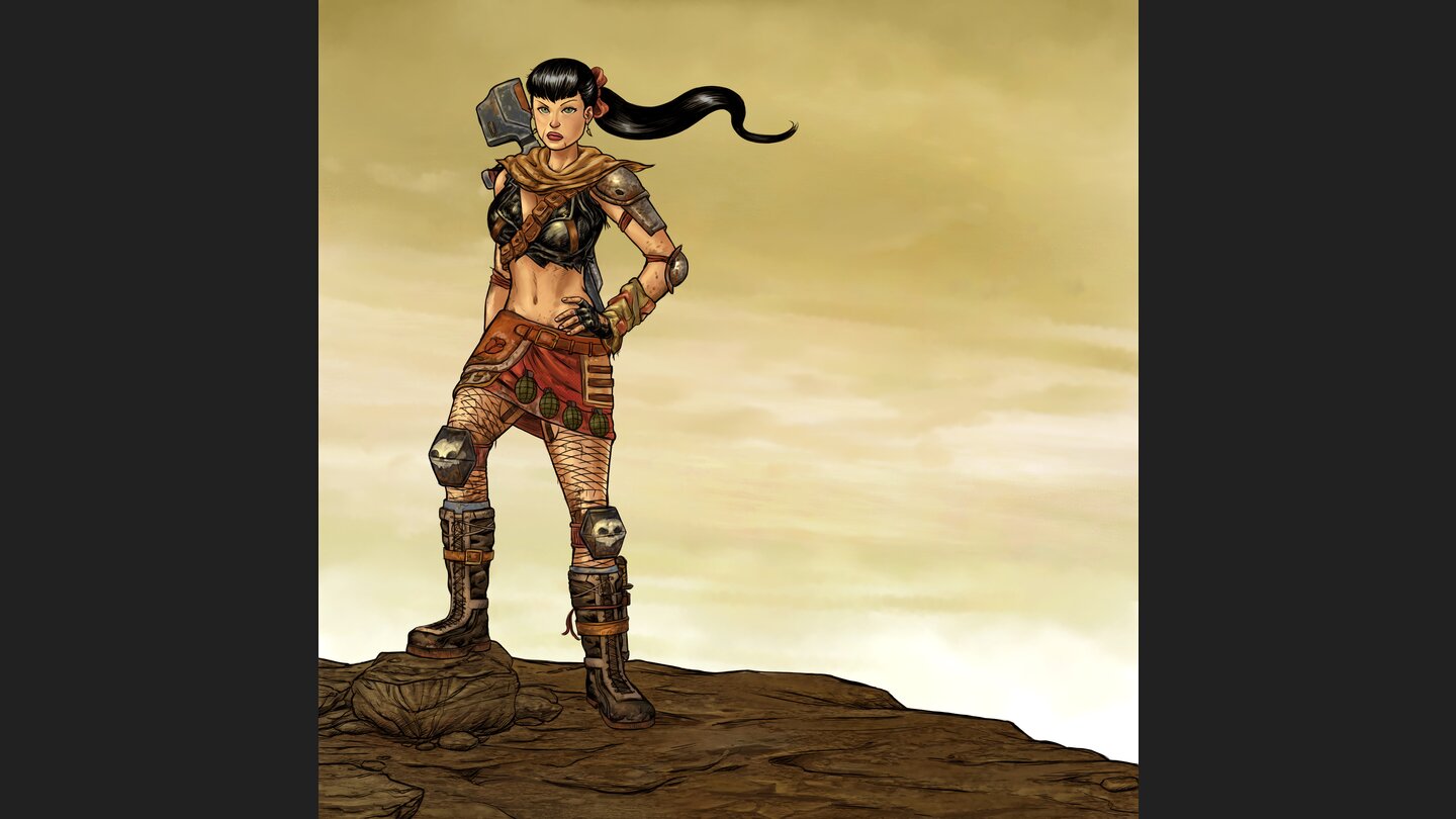 Wasteland Angel - Artworks und Konzeptzeichnungen